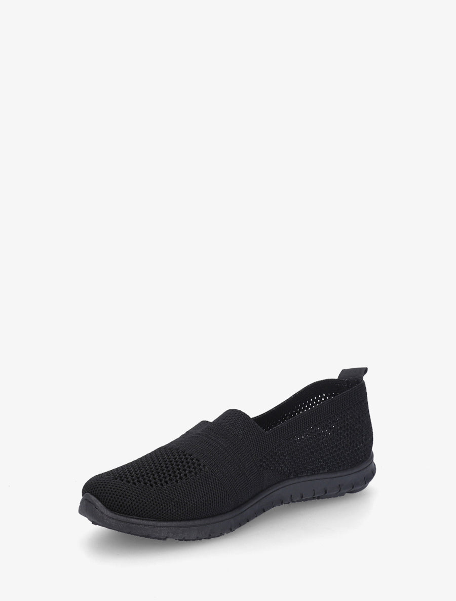Slip-on en maille - Noir - 3
