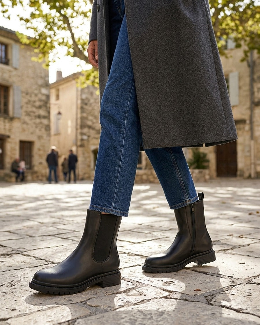 Chelsea boots unies - Noir