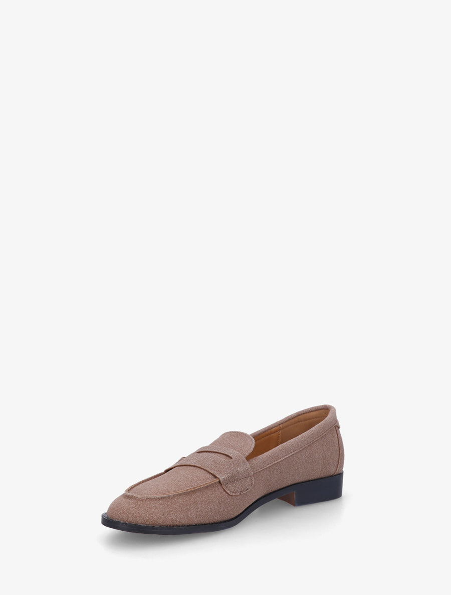 Mocassins classique en suédine - Taupe - 3