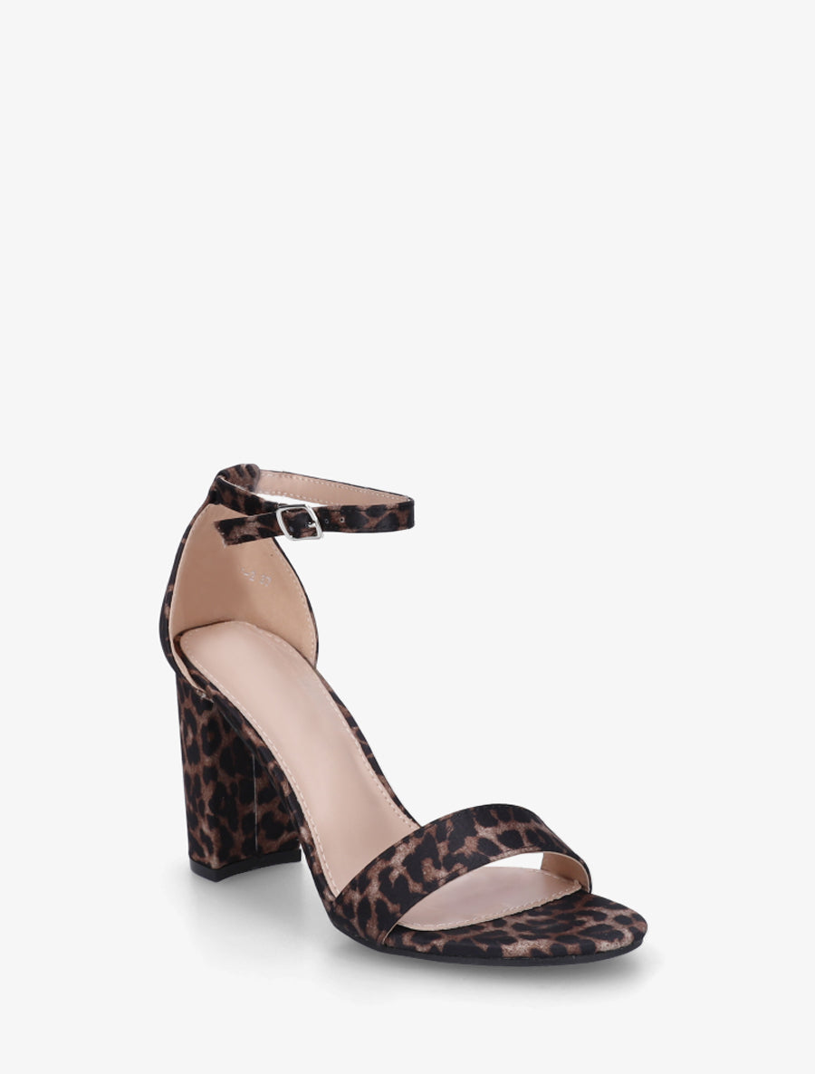 Sandales classiques à talon haut - Beige - 2
