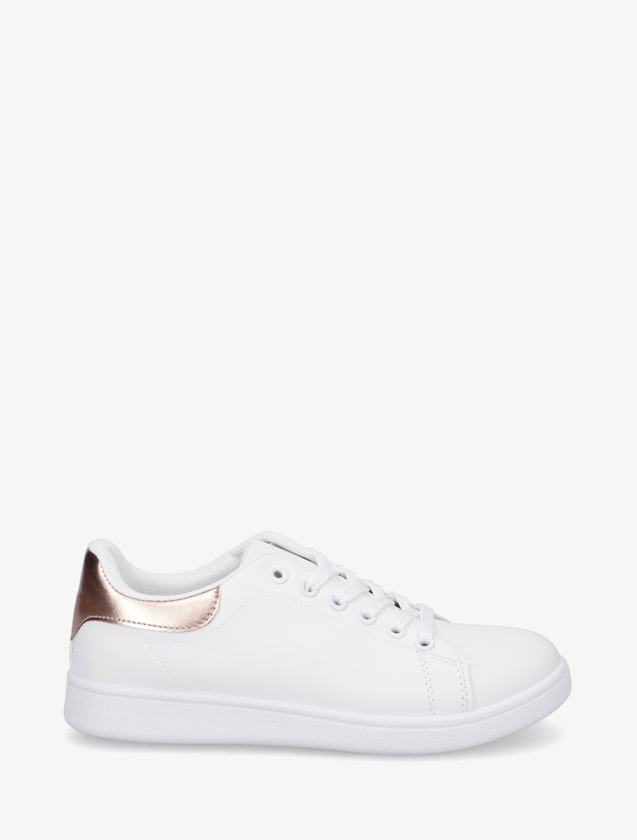 Baskets classique en simili - Rose gold - 1