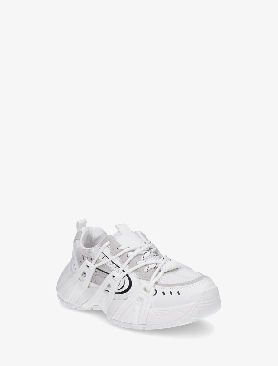 Baskets à double lacets - Blanc - 2