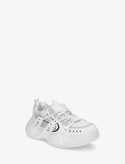 Baskets à double lacets - Blanc - 2
