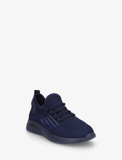 Baskets en tissu style running - Marine - 2