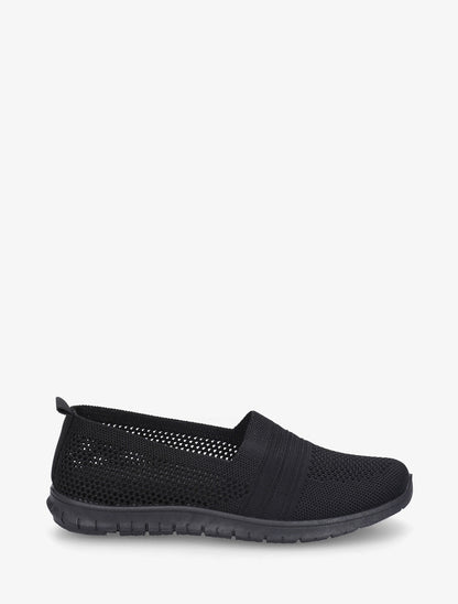 Slip-on en maille - Noir - 1