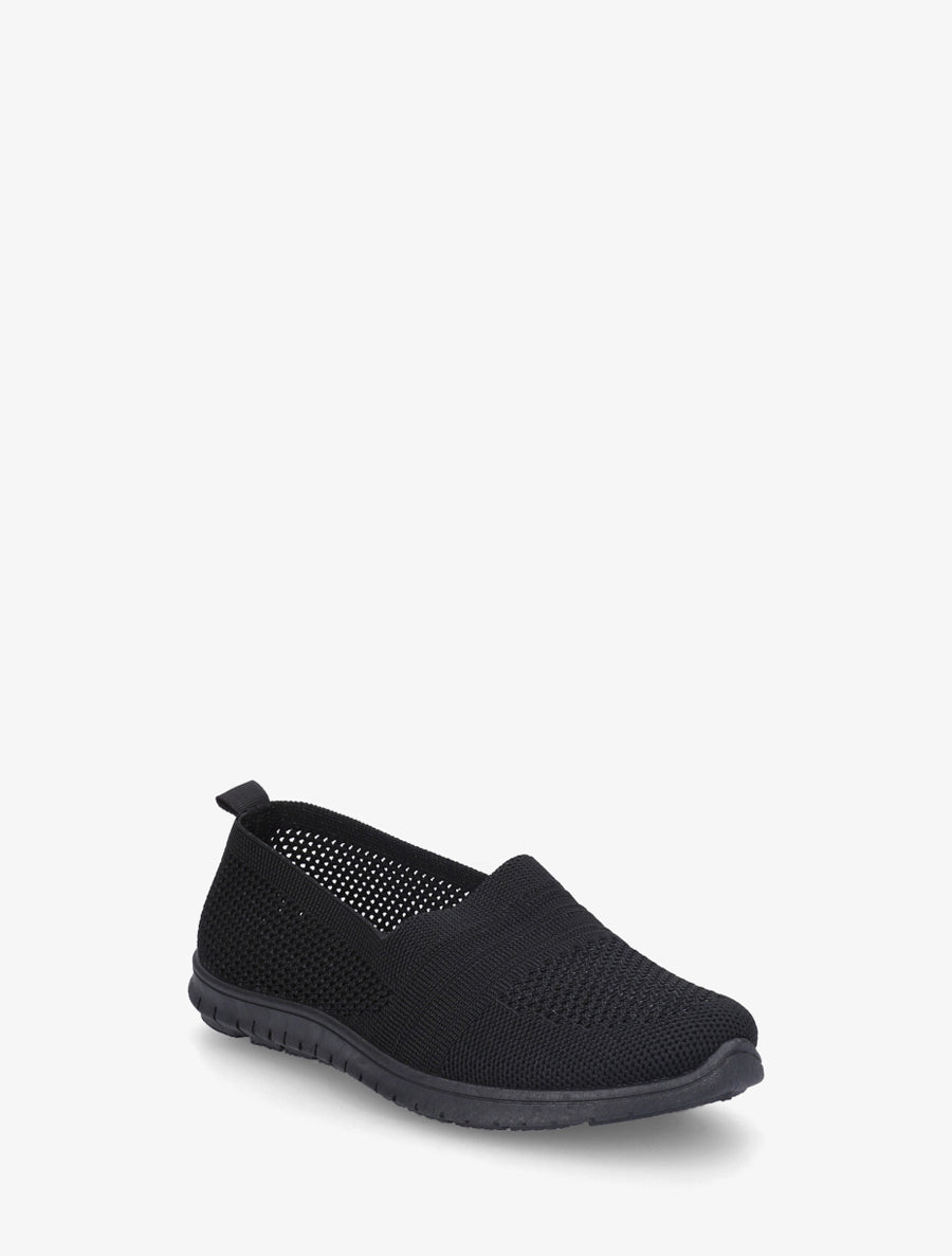 Slip-on en maille - Noir - 2