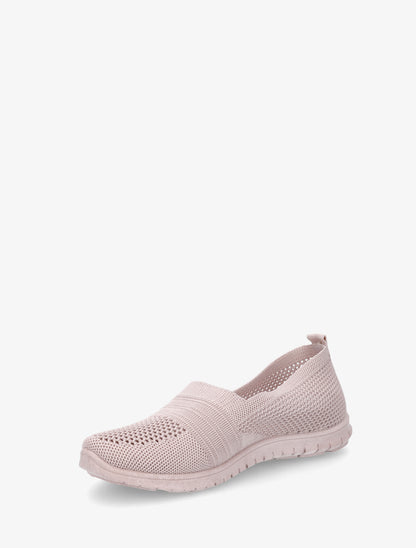 Slip-on en maille - Rose - 3