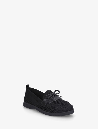 Mocassins en maille à nœud - Noir - 2