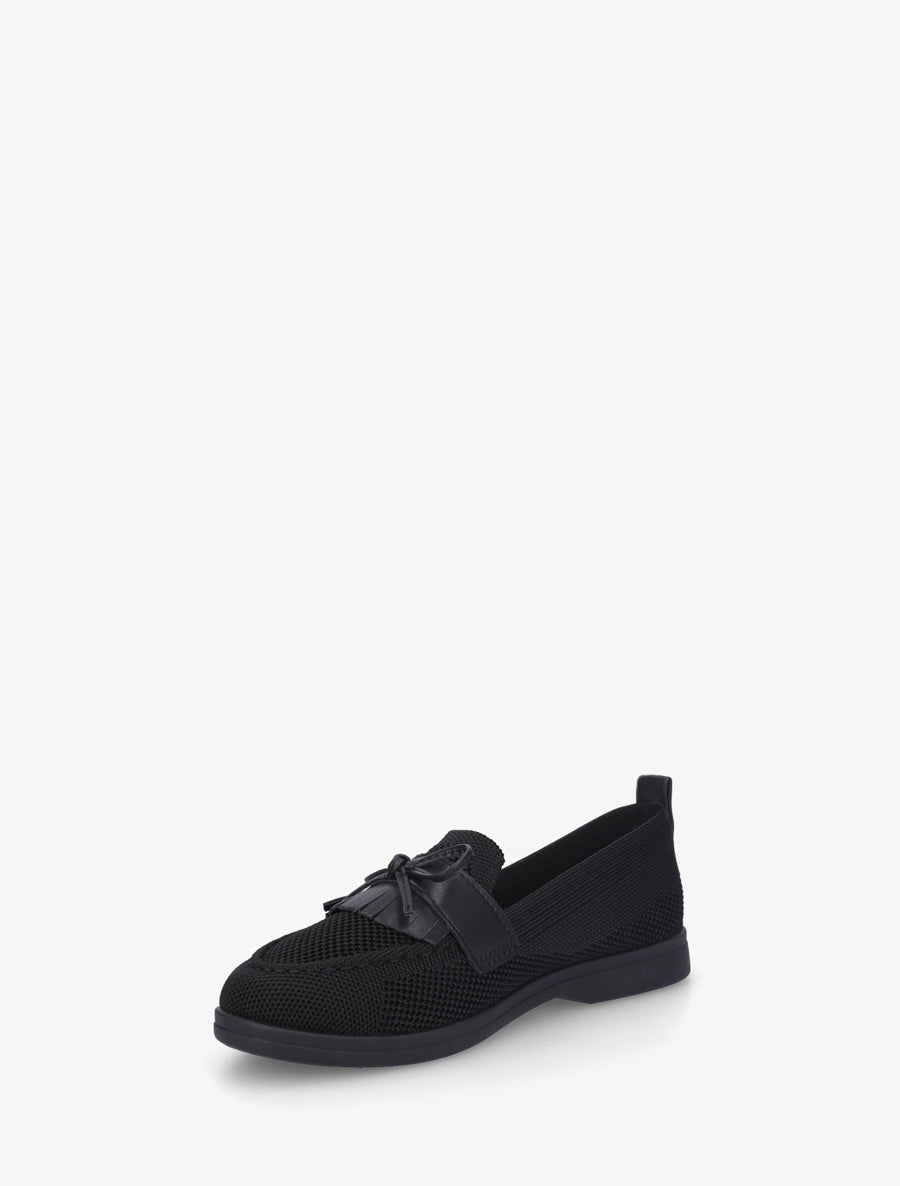 Mocassins en maille à nœud - Noir - 3