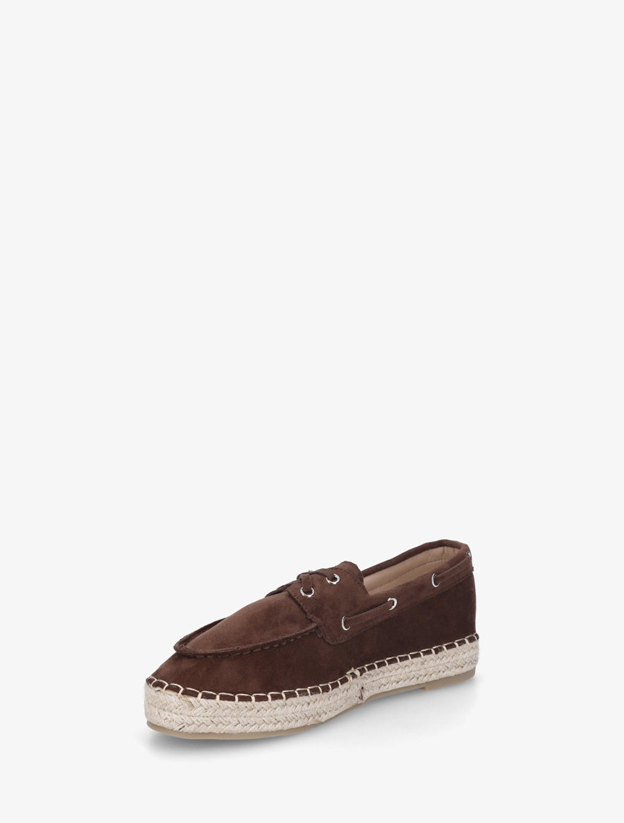 Espadrilles en suédine - Marron - 3