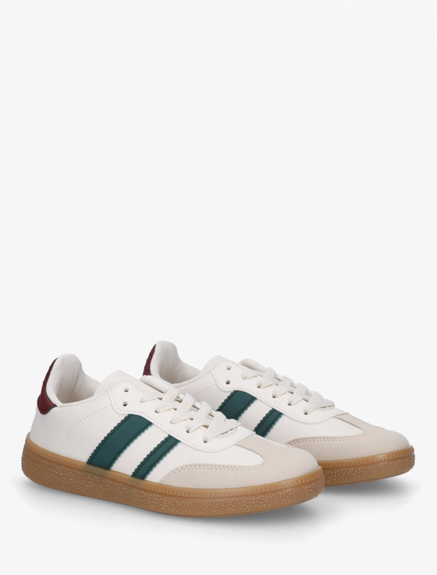 Baskets à bandes contrastantes - Beige - 4