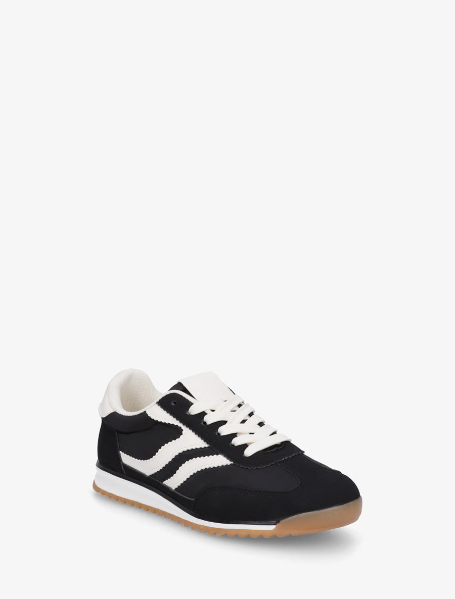Sneakers à double lacets - Noir - 2