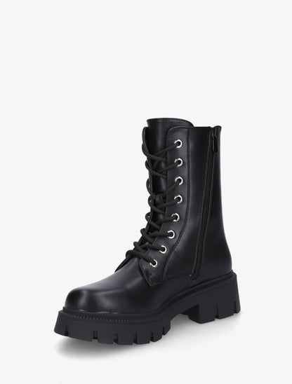 Bottines montantes à lacets - Noir - 3