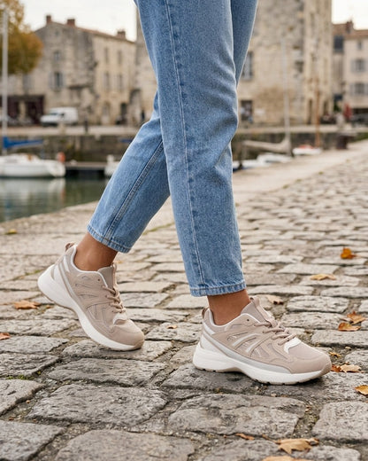 Baskets classiques stylisées - Taupe