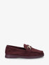 Mocassins unis en suédine - Lie de vin - 1