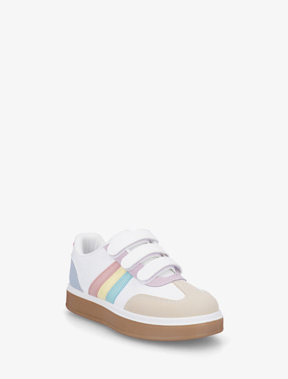 Sneakers à scratch et semelle caoutchouc - Multi - 2