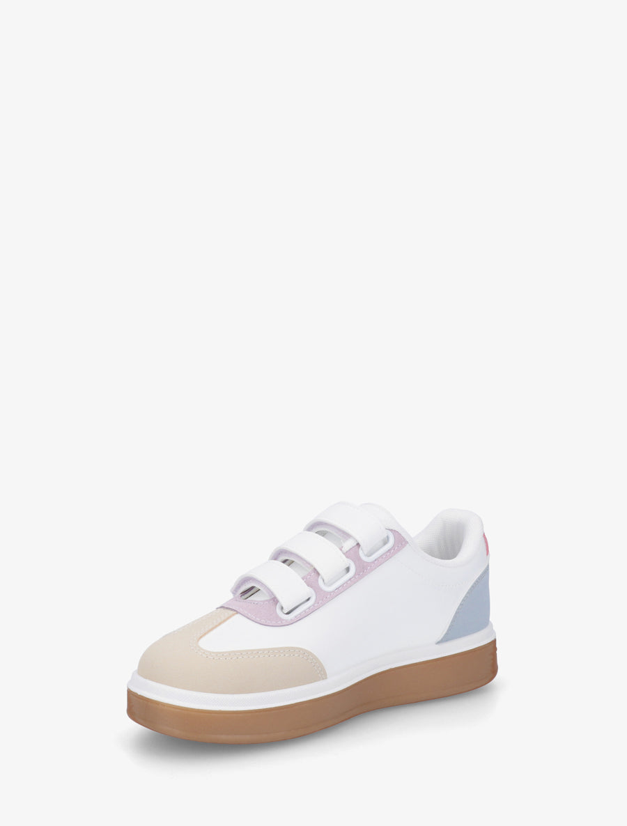 Sneakers à scratch et semelle caoutchouc - Multi - 3