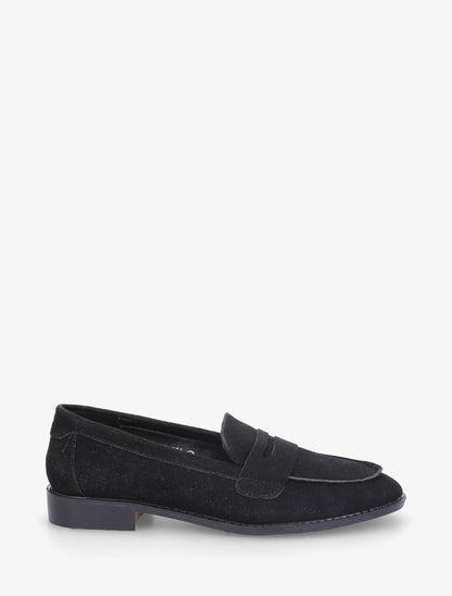 Mocassins classique en suédine - Noir - 1