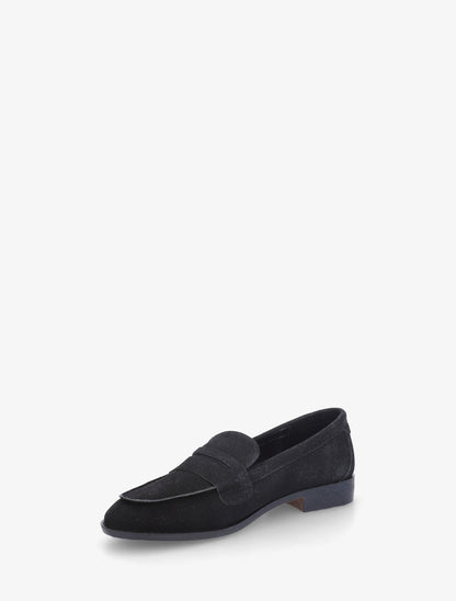 Mocassins classique en suédine - Noir - 3
