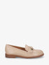 Mocassins en simili à boucle décorative - Taupe clair - 1