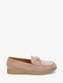 Mocassins plats en suédine - Taupe - 1