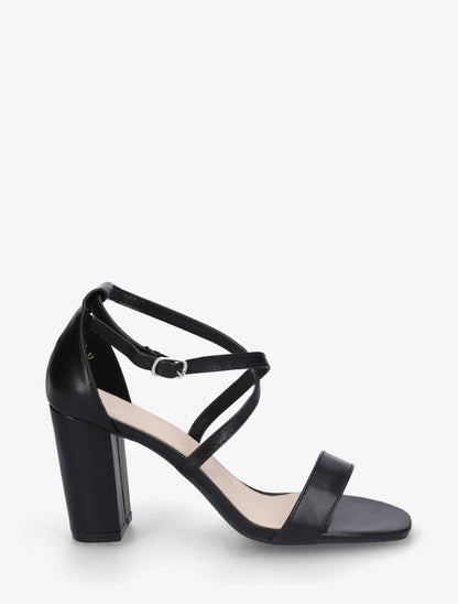 Sandales à brides croisées - Noir - 1