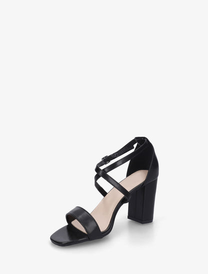 Sandales à brides croisées - Noir - 3
