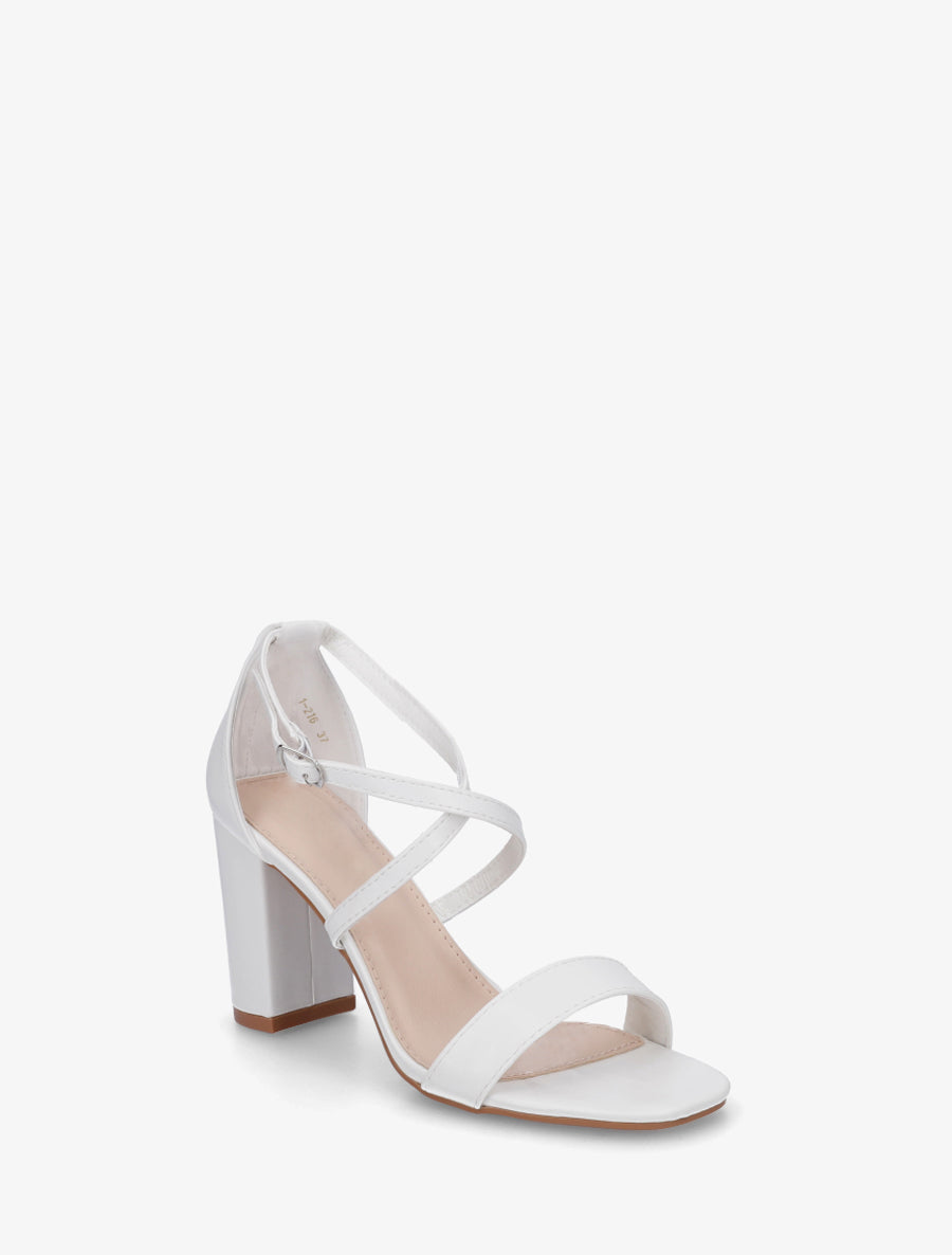 Sandales à brides croisées - Blanc - 2