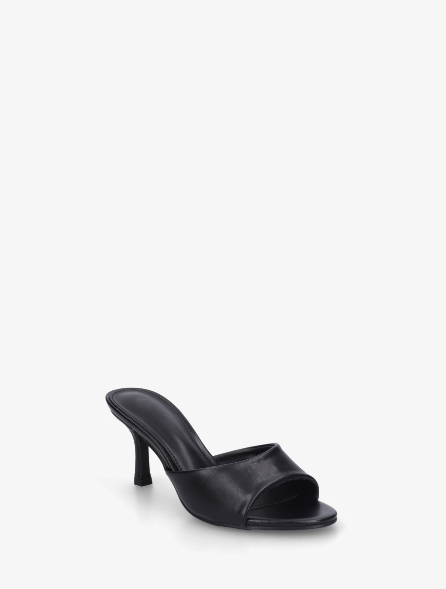 Mules classiques en simili - Noir - 2