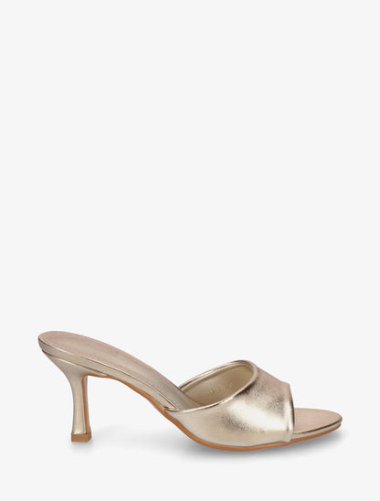Mules classiques en simili - Or - 1