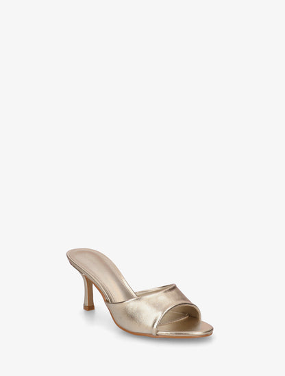 Mules classiques en simili - Or - 2