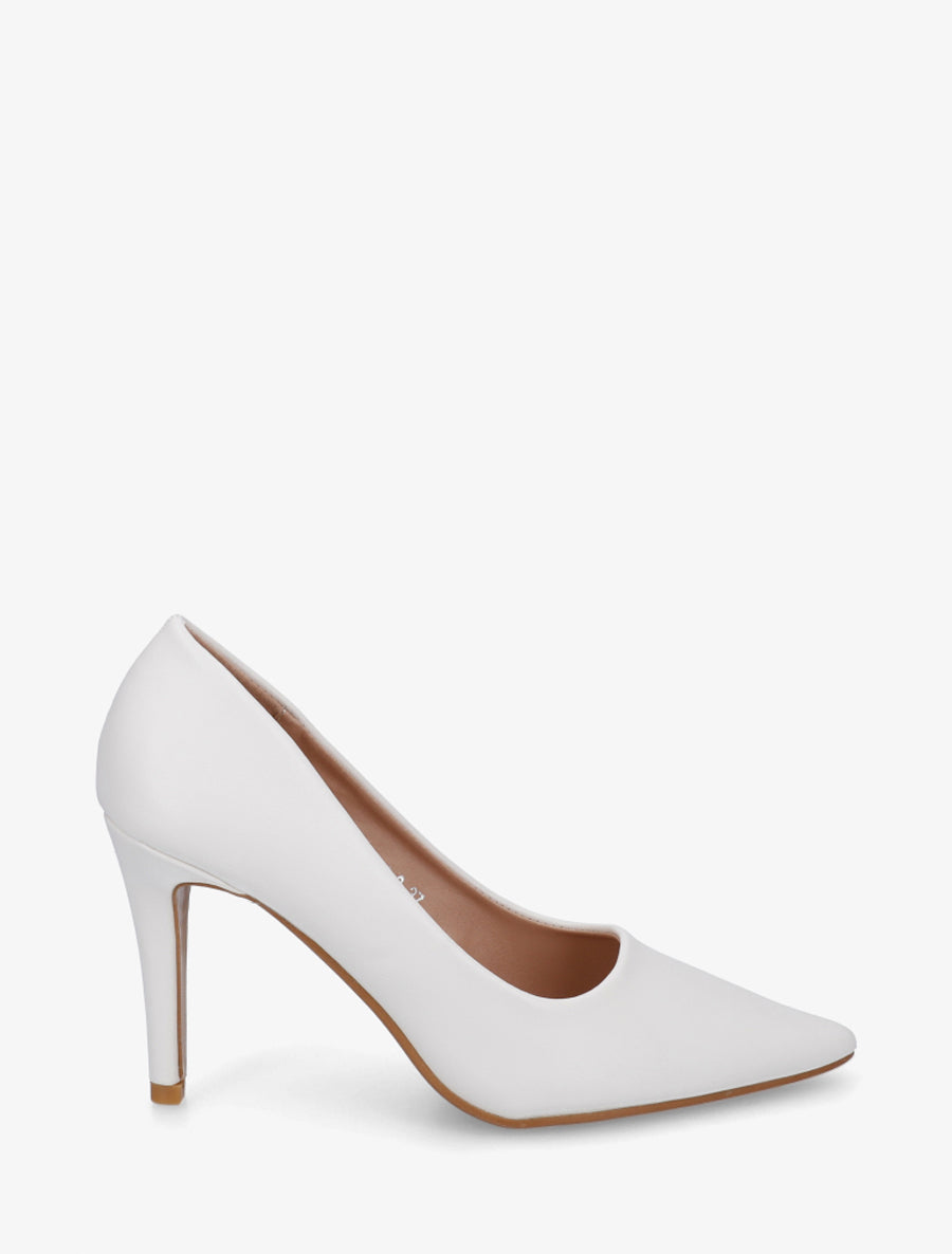 Escarpins classiques à talon aiguille - Blanc - 1