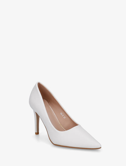 Escarpins classiques à talon aiguille - Blanc - 2