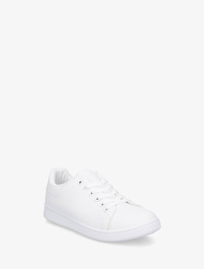 Baskets classiques en simili - Blanc - 2