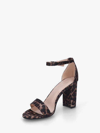Sandales classiques à talon haut - Beige - 3