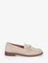 Mocassins en suédine à boucle métallique - Beige - 1