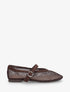Ballerines en résille style babies - Marron - 1