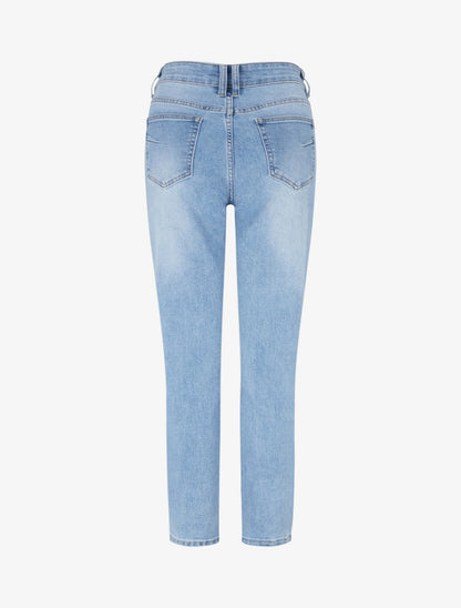 Jean classique coupe mom fit - Bleu - 2