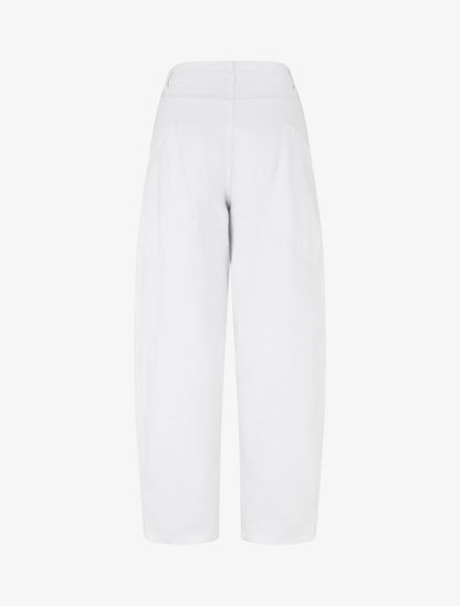Jean uni coupe ballon - Blanc - 2