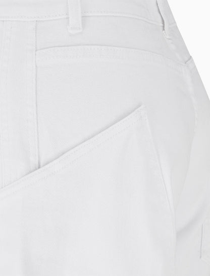 Jean uni coupe ballon - Blanc - 3