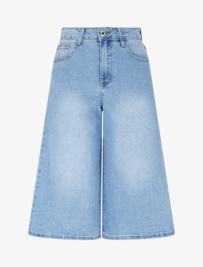 Bermuda en jean - Bleu - 1